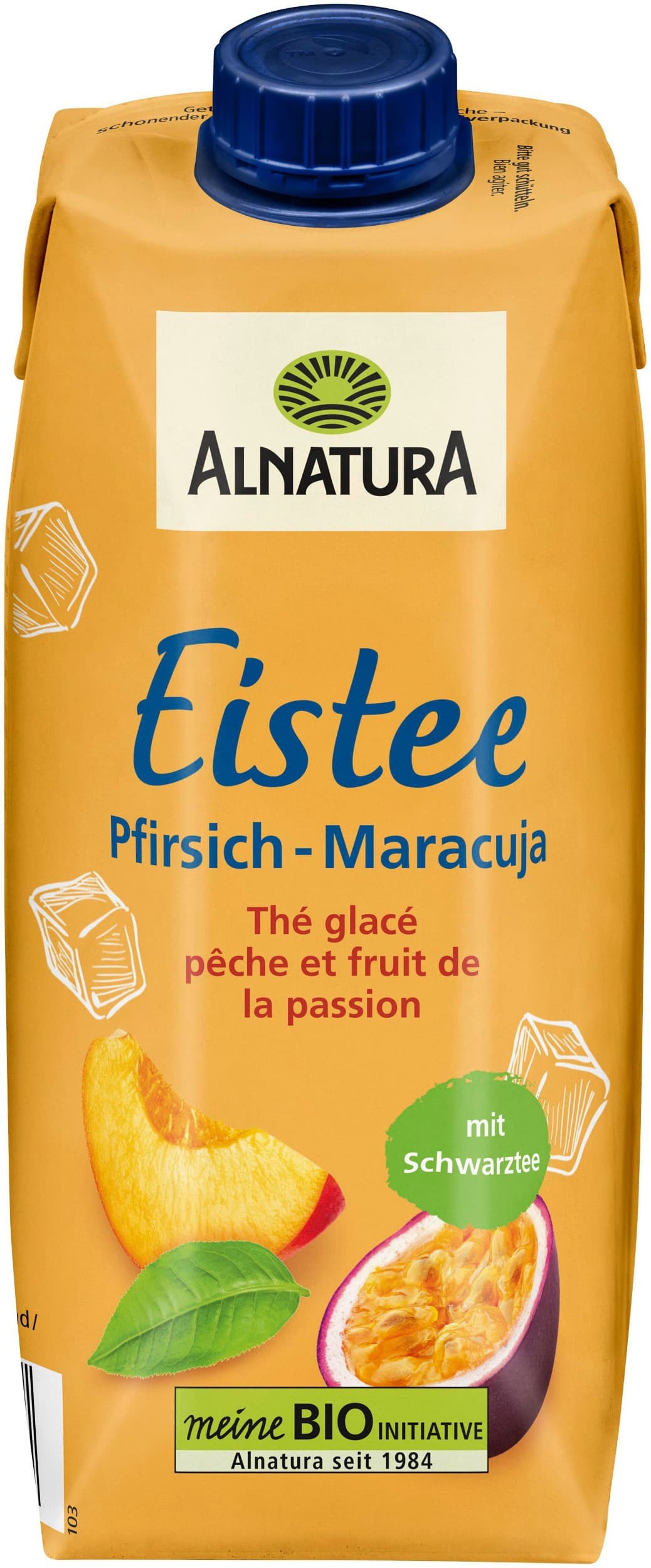 Alnatura BIO Ledový čaj broskev-maracuja 0,5 l
