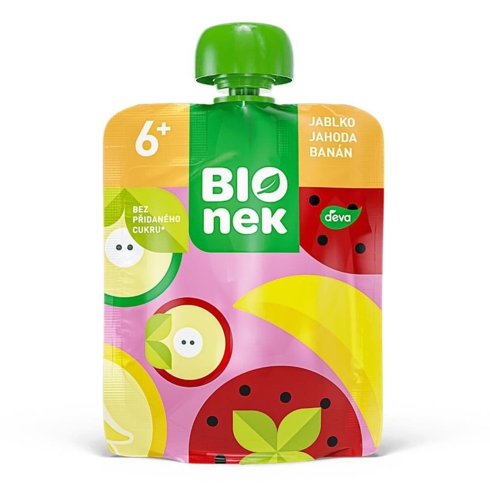 Bionek Jablko, jahoda, banán 90 g