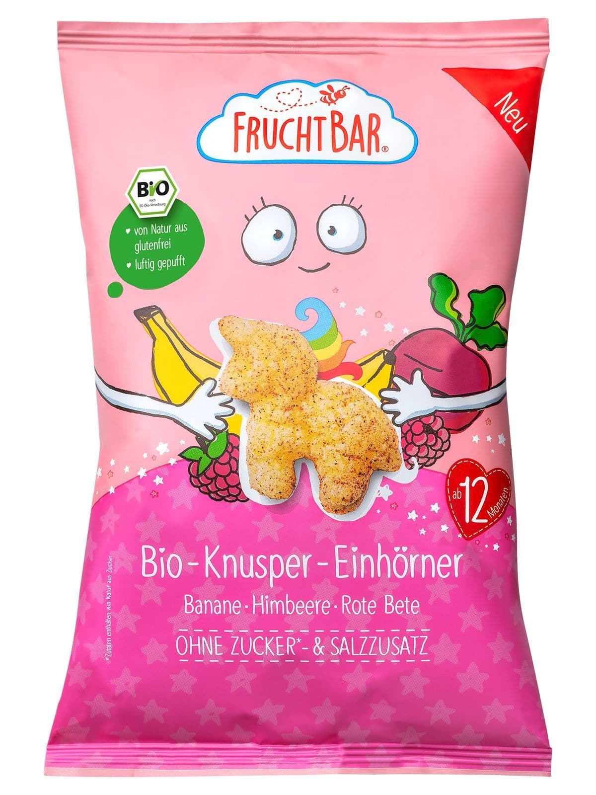 Fruchtbar BIO Křupky kukuřičné Jednorožec 30g
