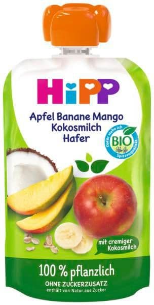HiPP BIO Jablko, banán, mango, kokos 100 g