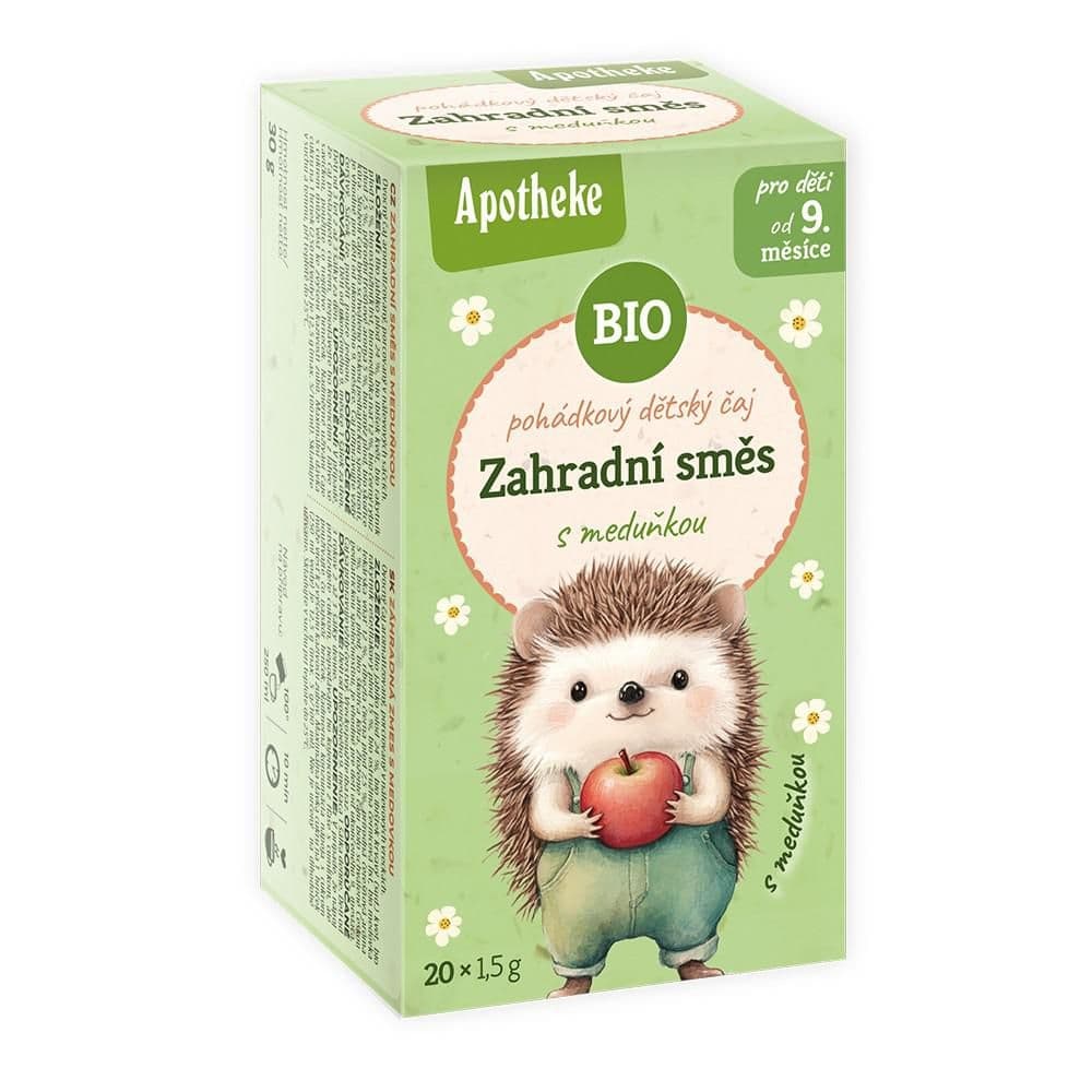 Apotheke BIO čaj dětský Zahradní směs s meduňkou 20x1,5g