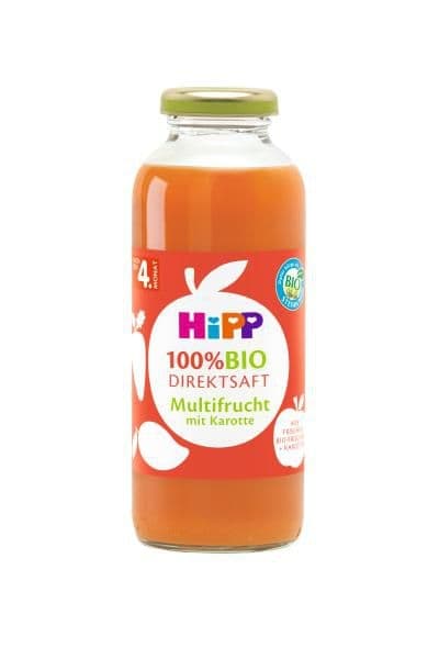HiPP 100% BIO JUICE Ovocná šťáva s karotkou 330 ml