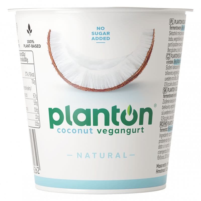 Planton coconut vegangurt bez cukru natur 160g