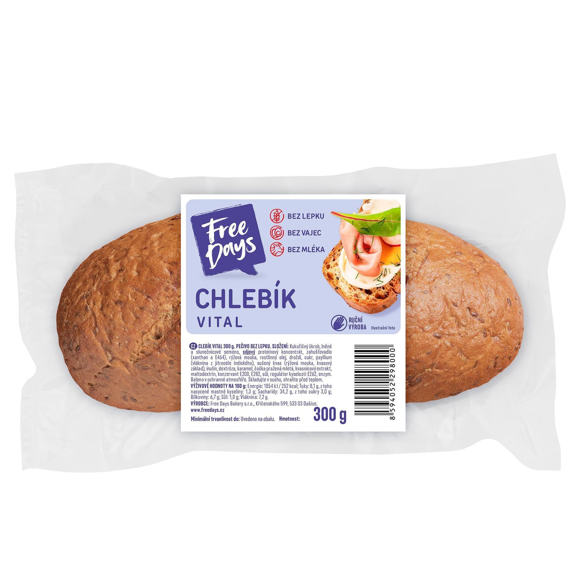 Free Days Chlebík vital bez lepku 300 g