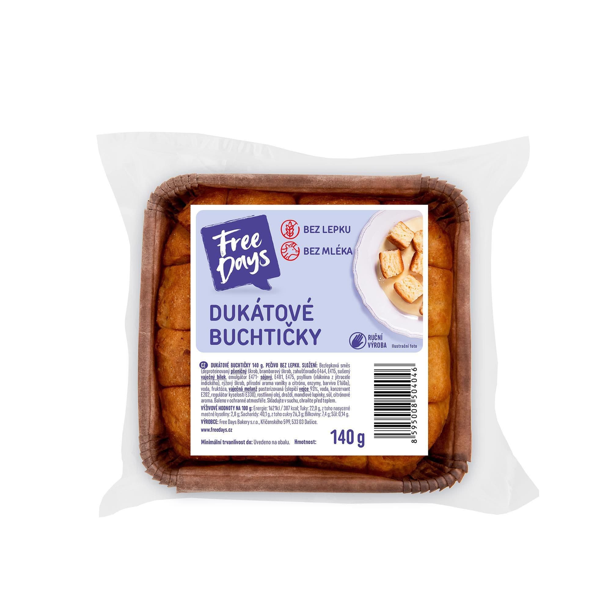 Free Days Dukátové buchtičky 140g