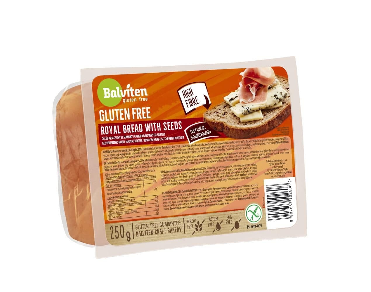 Balviten BL Královský chléb se semínky 250G