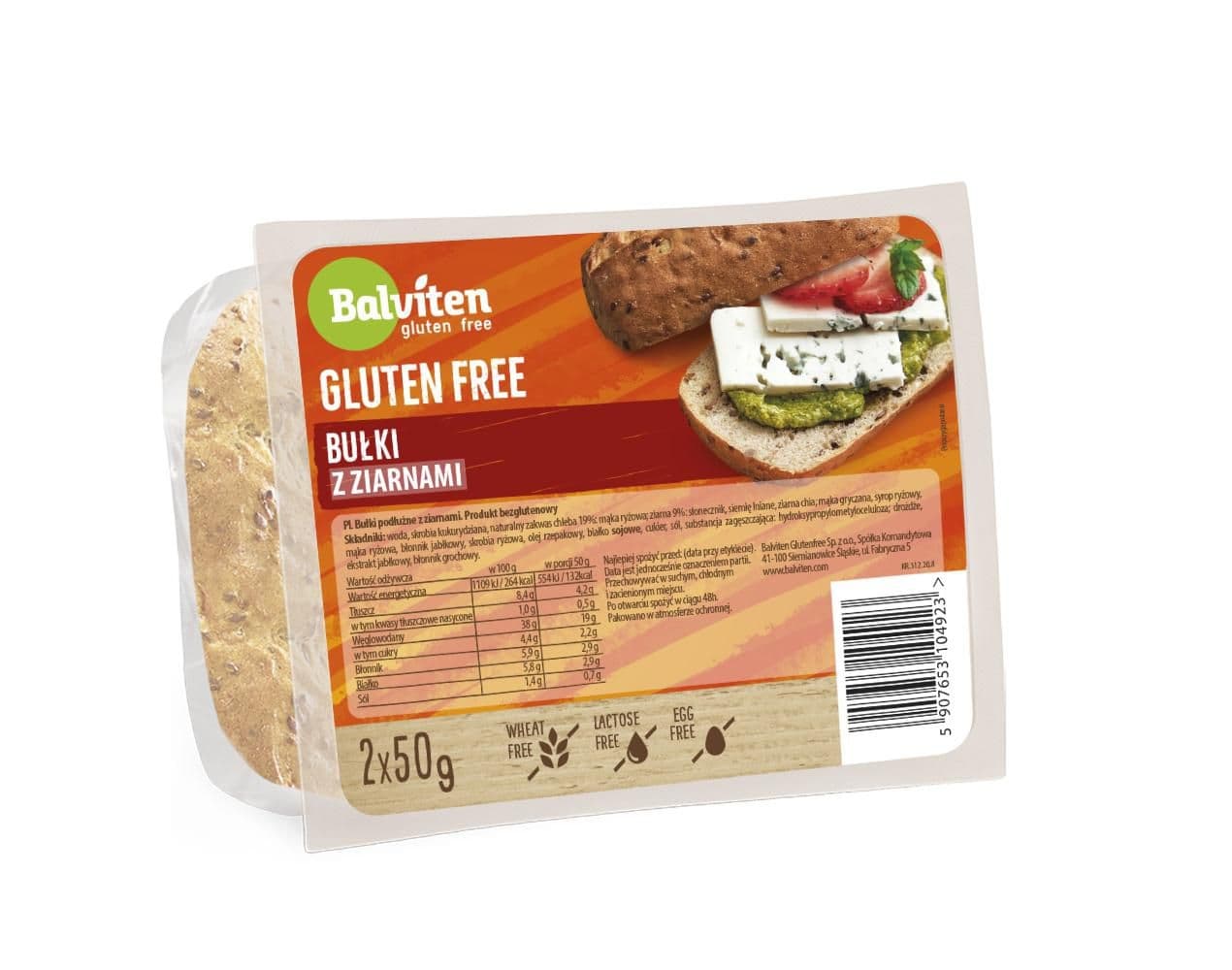 Balviten Bagetky světlé se zrníčky 2 x 50g