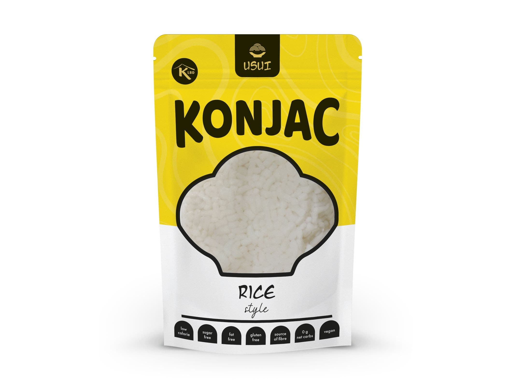 Usui - Rice styl - konjaková příloha ve tvaru rýže