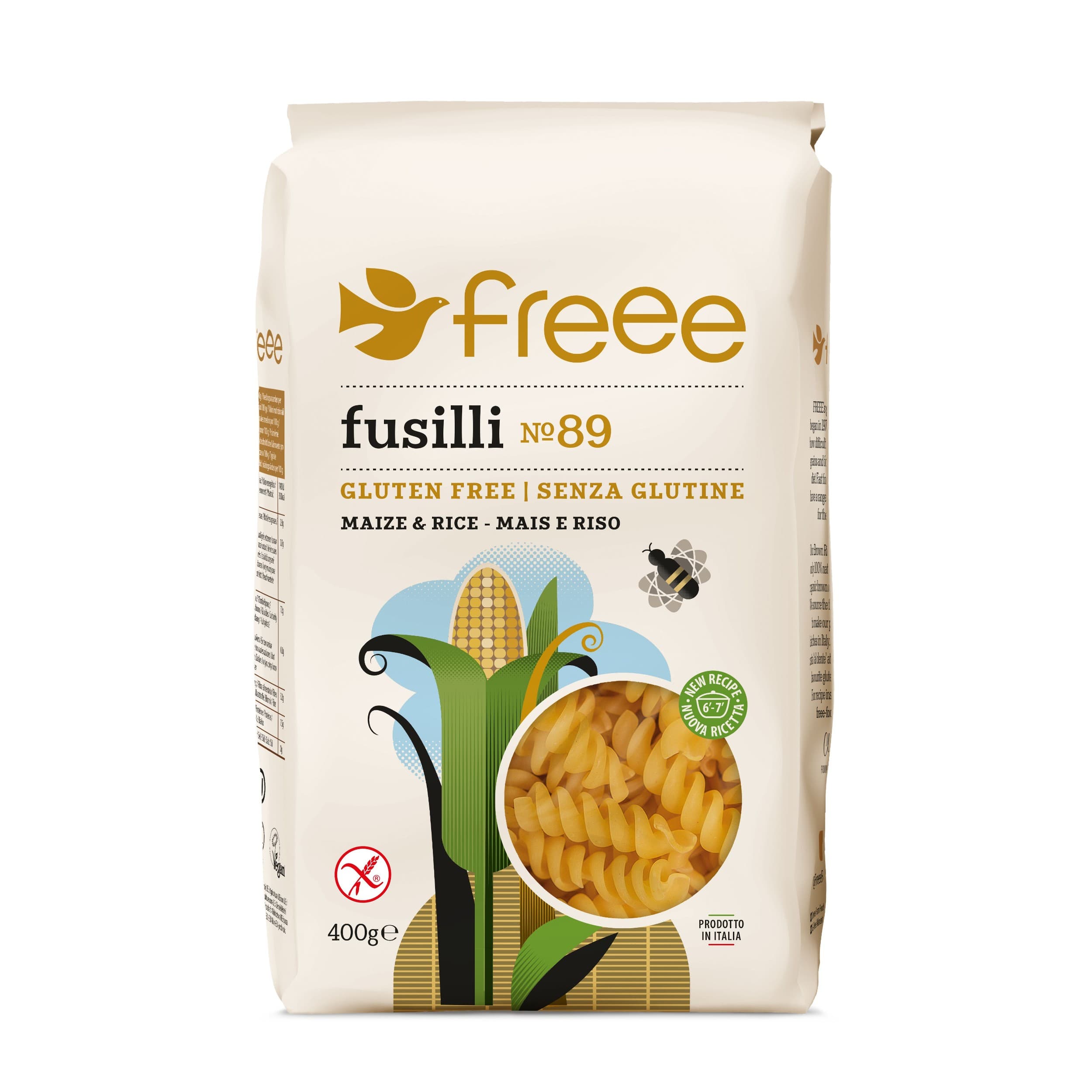 Freee kukuřično rýžová vřetena bez lepku 400g