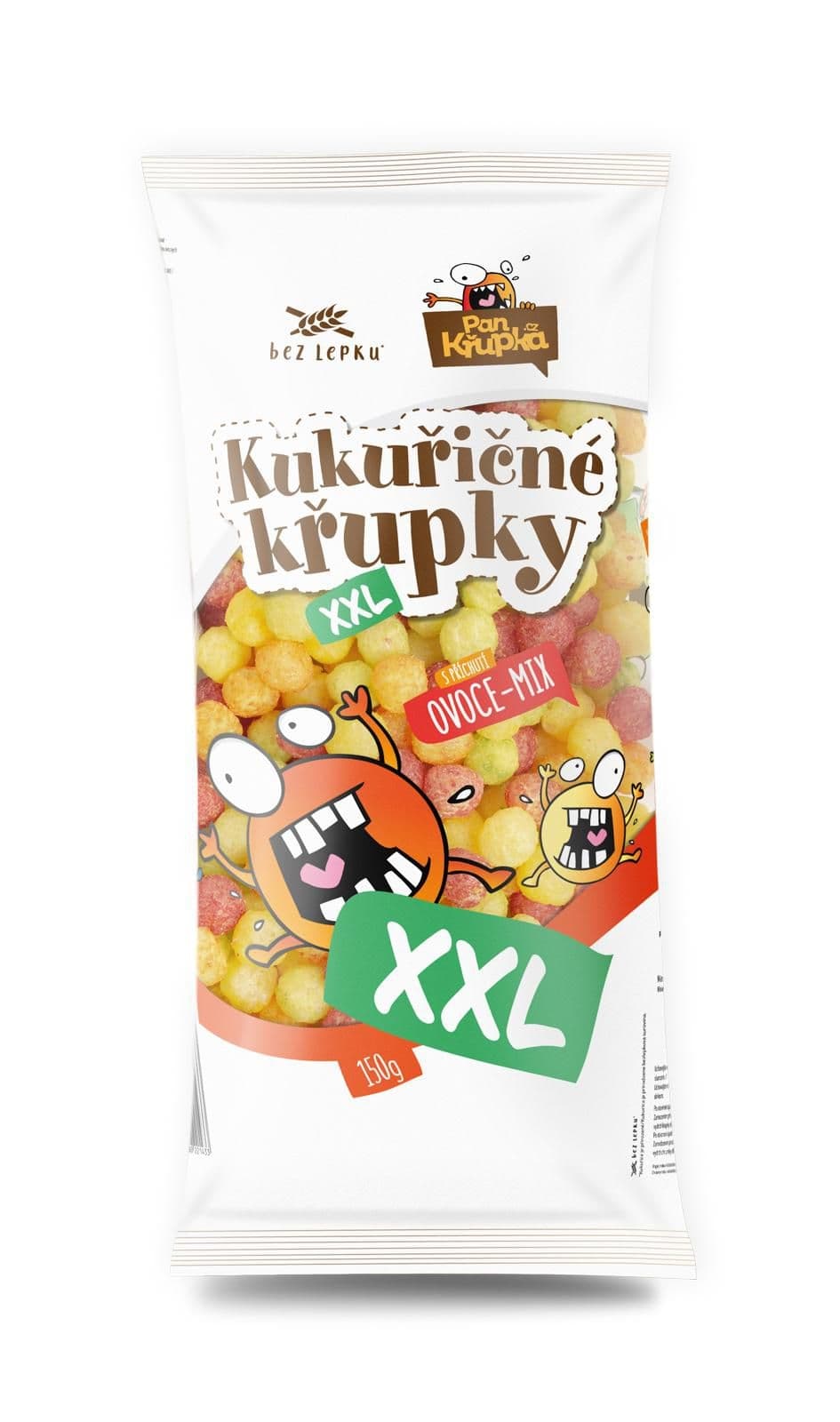 Pan Křupka Kukuřičné křupky s ovocnou příchutí 150 g