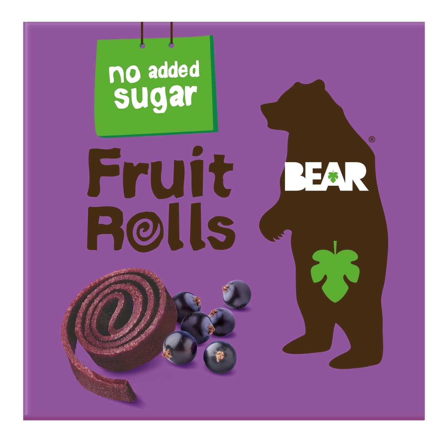 BEAR Fruit Rolls černý rybíz 5x20g