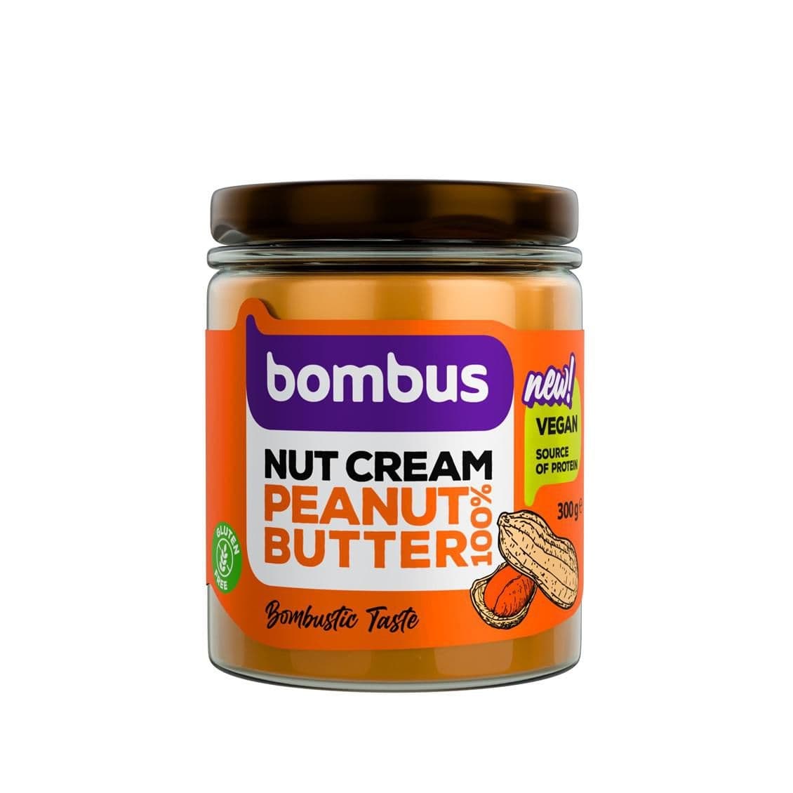 Bombus Nut Cream Arašídové máslo 300g