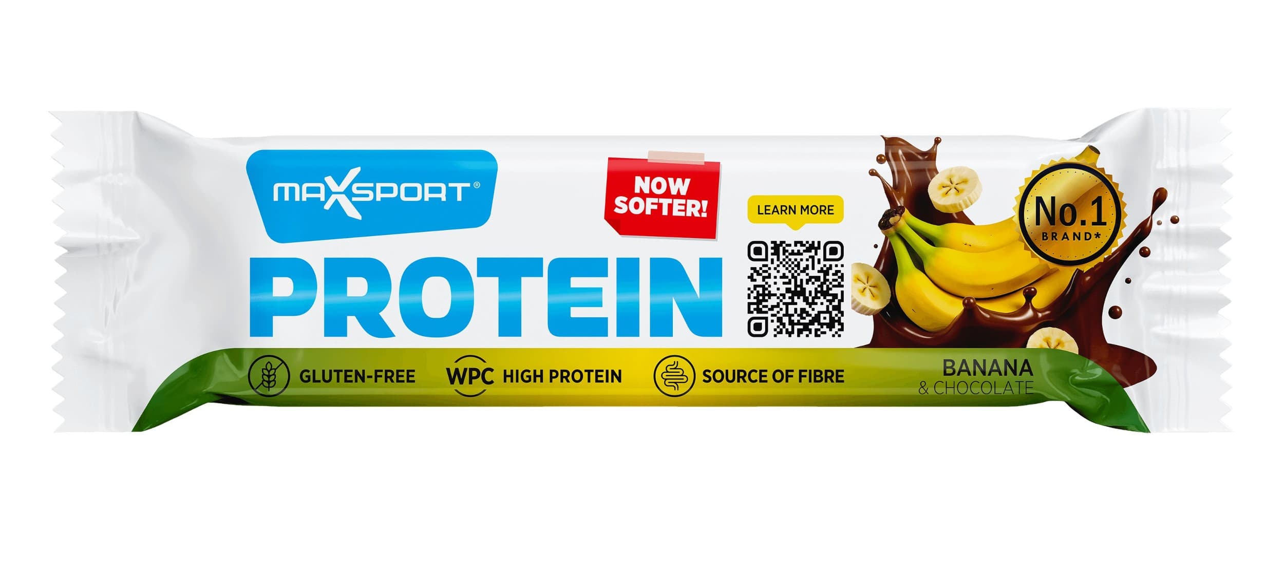MaxSport proteinová tyčinka bez lepku banán+čokoláda 50g