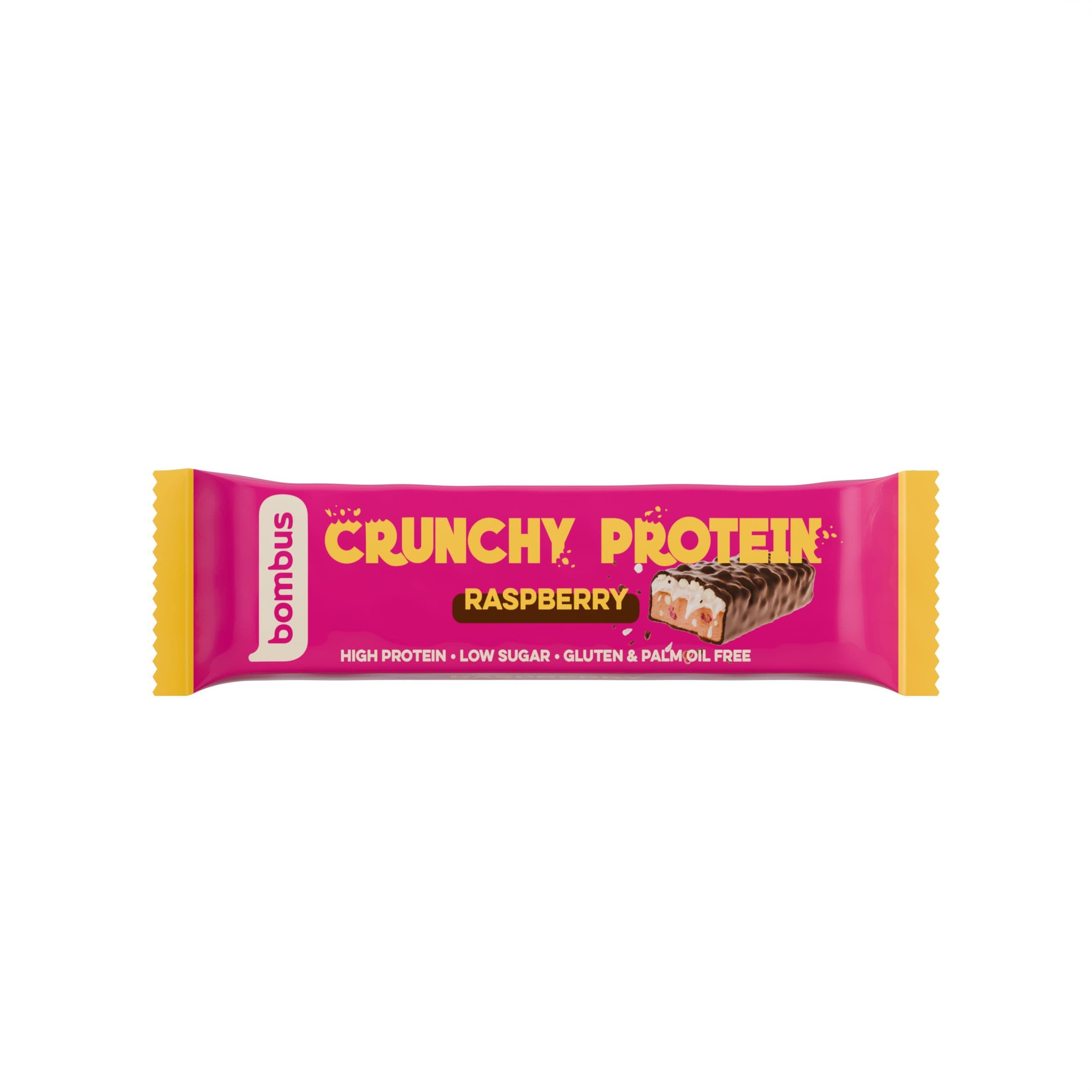 Bombus Crunchy protein raspberry 50g