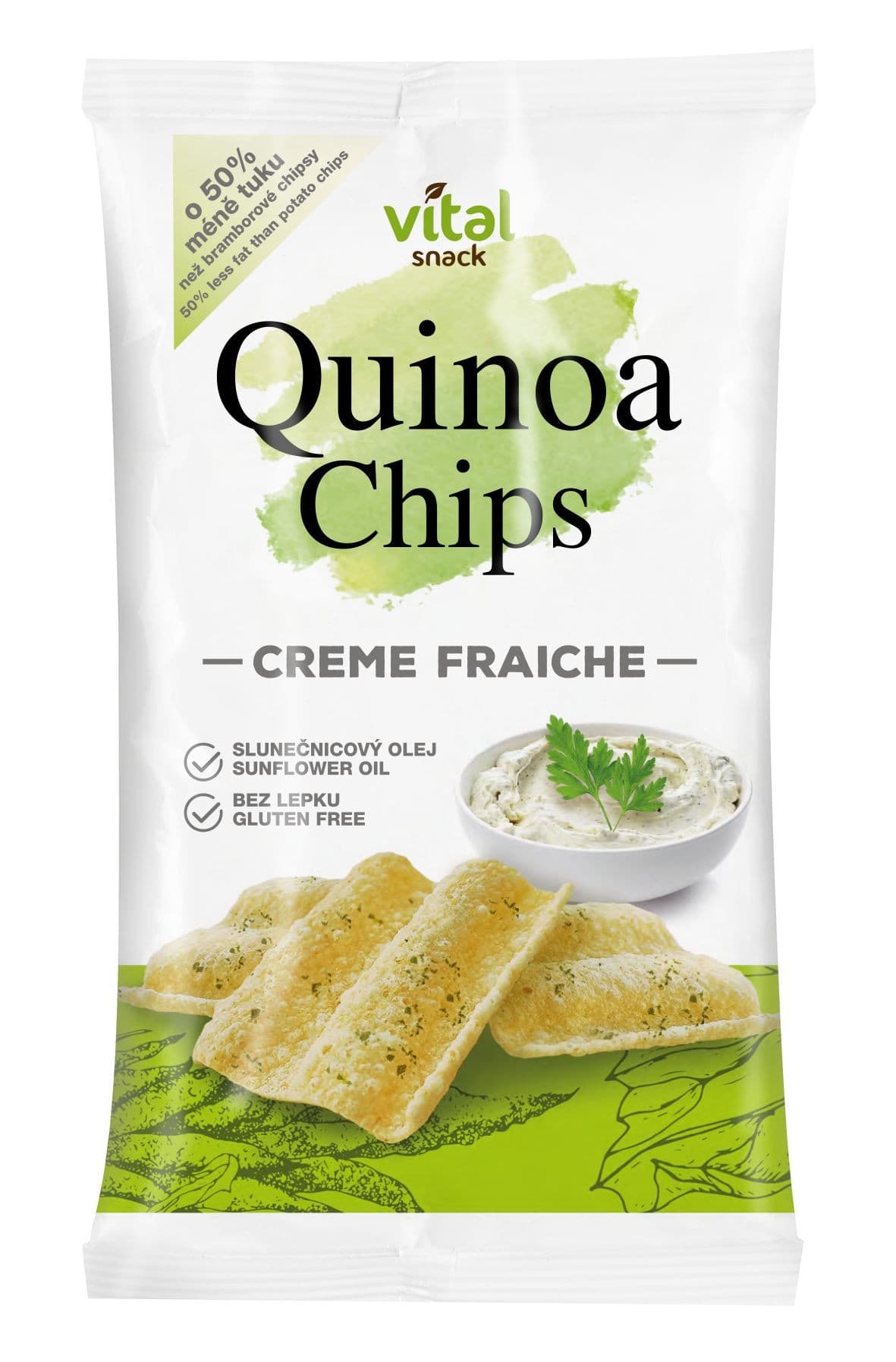 Quinoa chips creme fraiche 60g