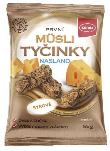Semix Müsli tyčinky naslano sýrové 55g