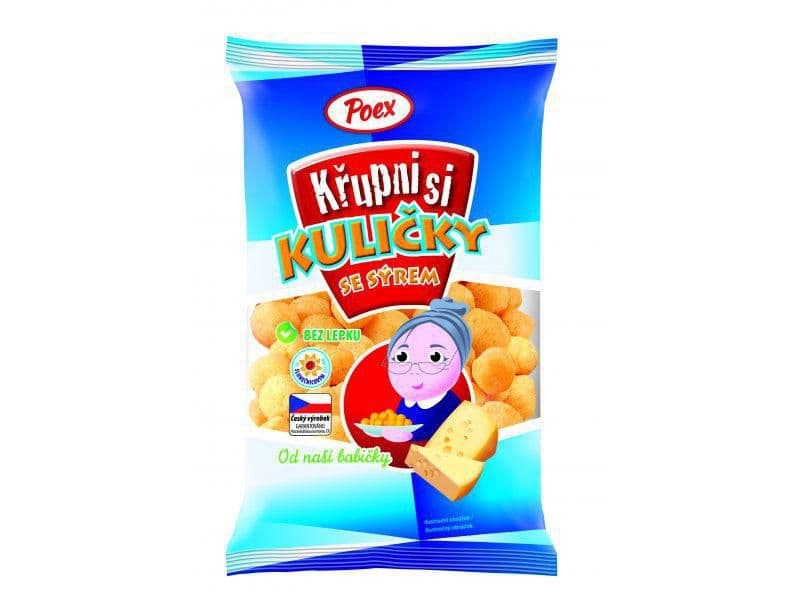 Poex Kuličky se sýrem od naší babičky bez lepku 120 g