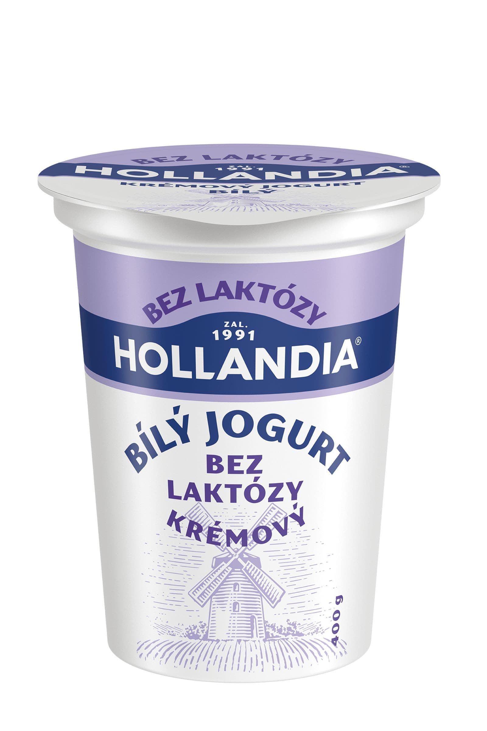 HOLLANDIA Jogurt bez laktózy bílý 400g