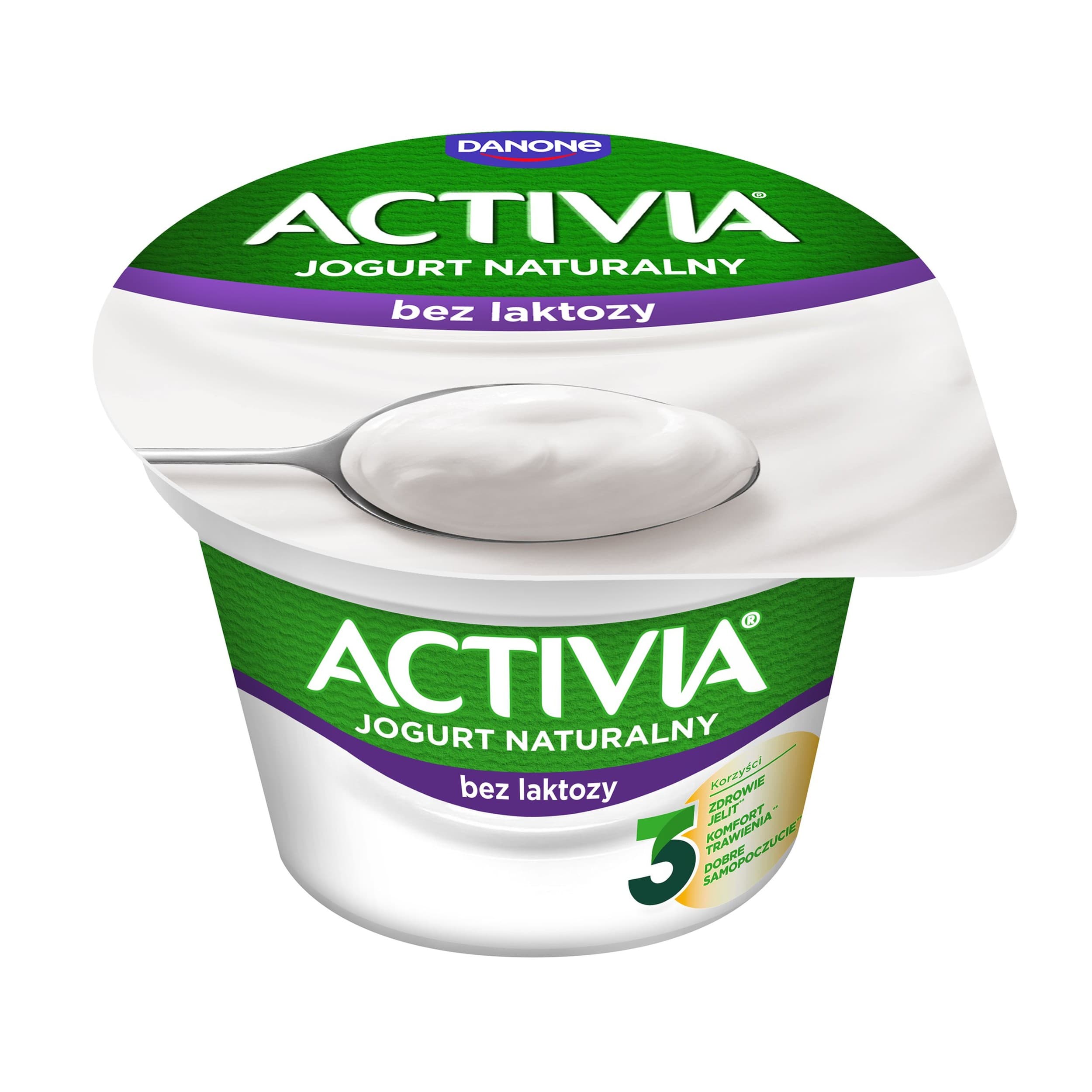 Activia Probiotický jogurt bílý bezlaktózový 165g