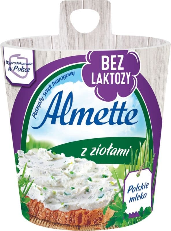 Almette bez laktózy s bylinkami 150g