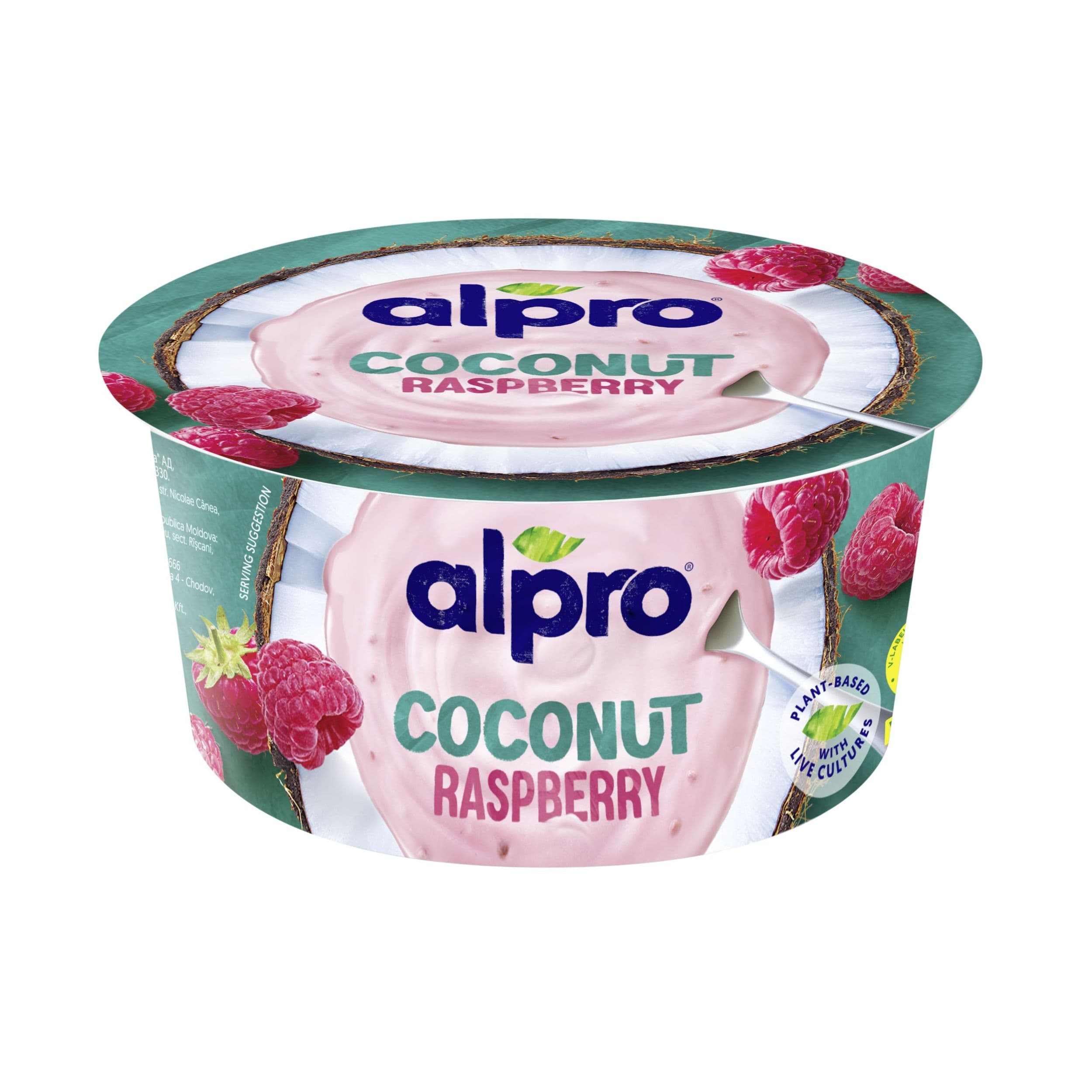 Alpro Fermentovaný kokosový výrobek s malinami 120 g