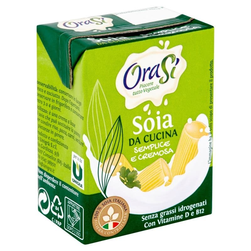 OraSì Sójový rostlinný krém na vaření 200 ml