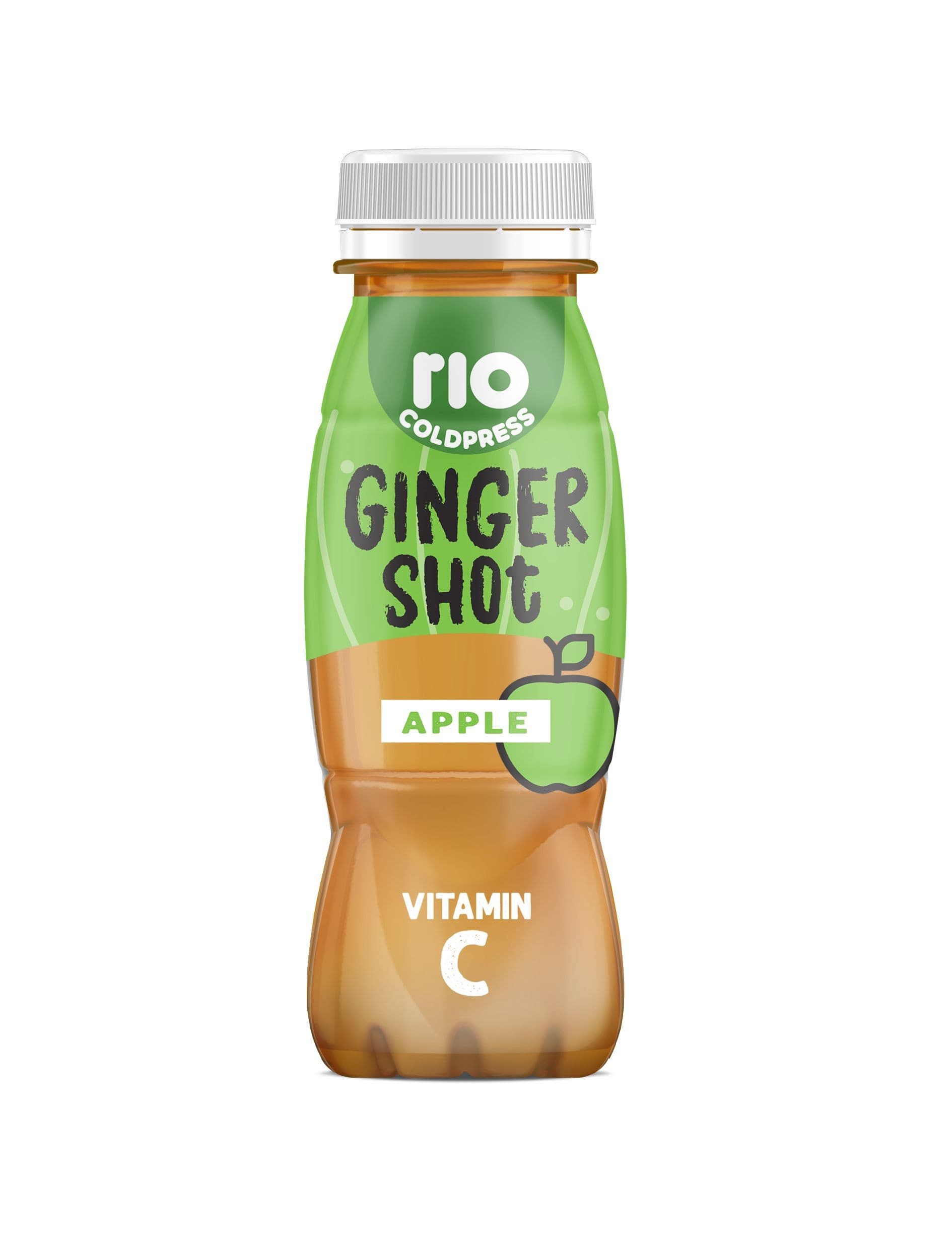 Rio Cold Press zázvorový shot jablko 180 ml