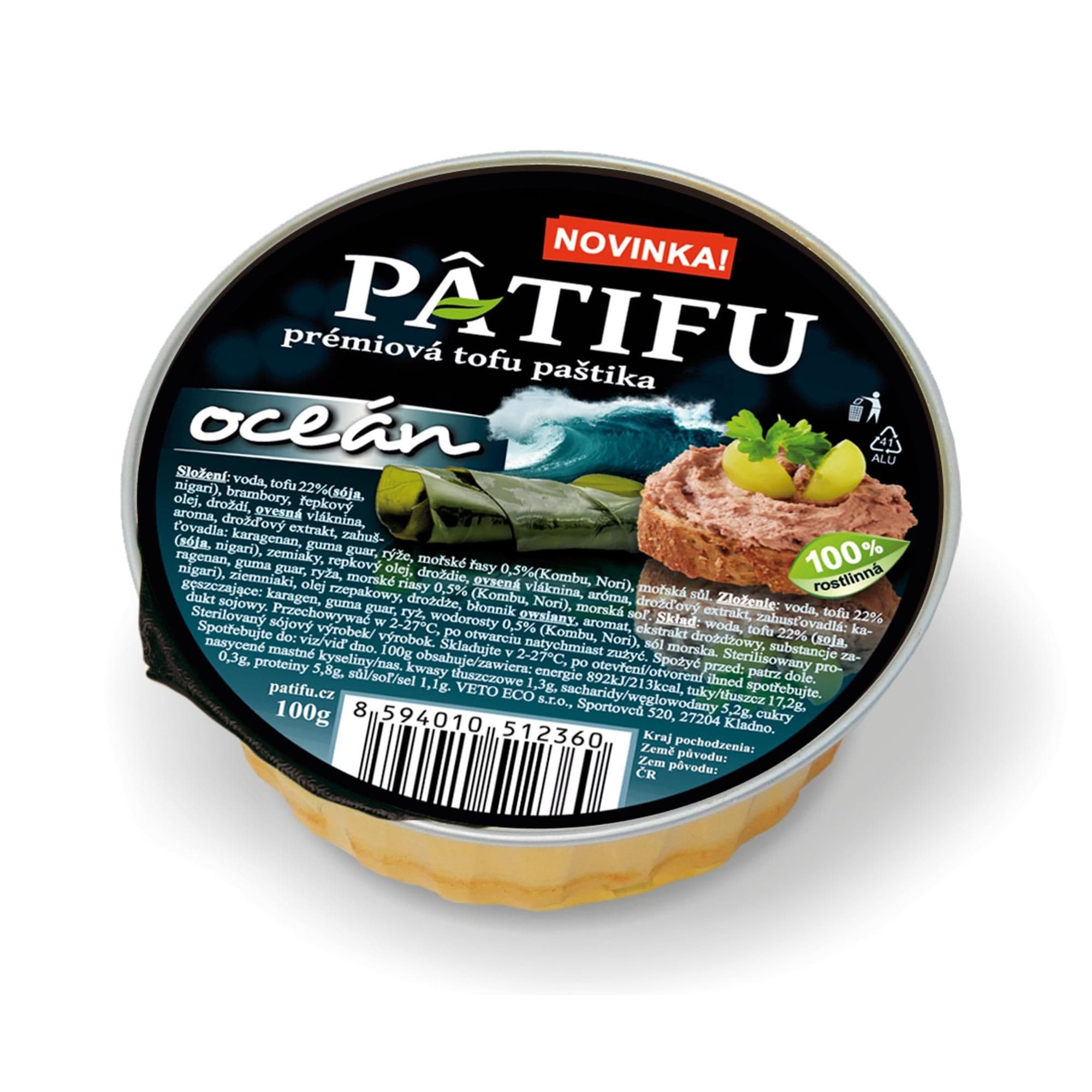 Veto eco Paštika patifu oceán 100g