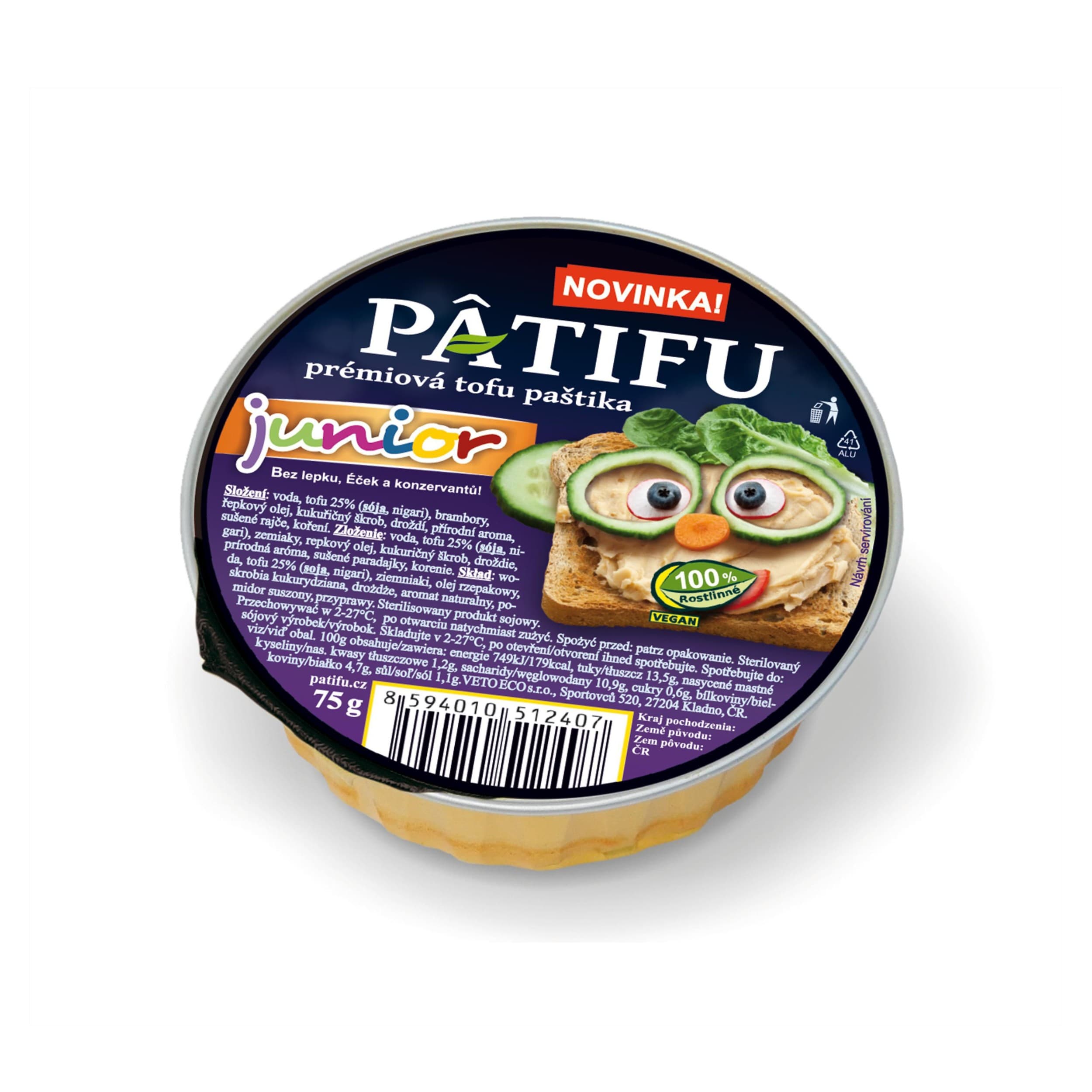 Veto Eco Paštika Patufu junior 75 g