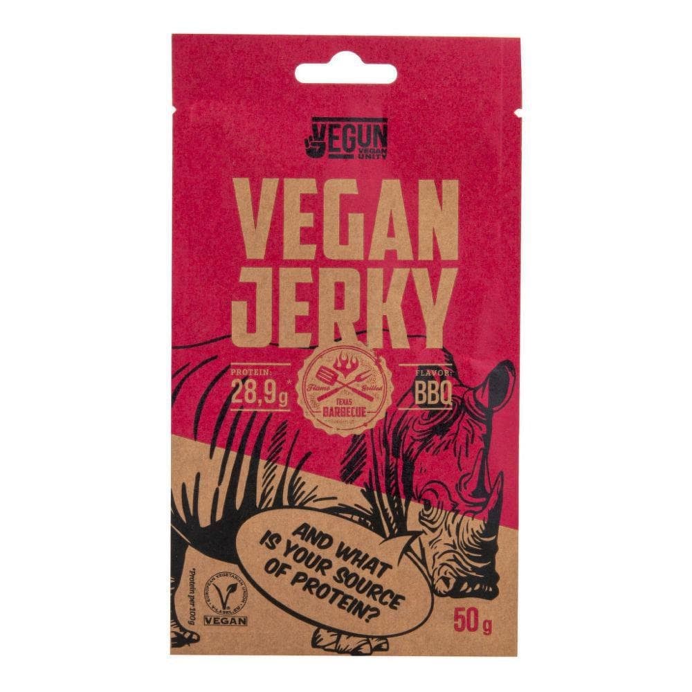 Vegun Vegan Jerky s příchutí BBQ 50 g