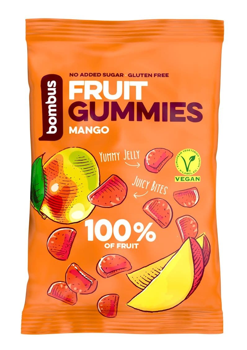 Bombus Fruit Energy Mango Gummies 35g