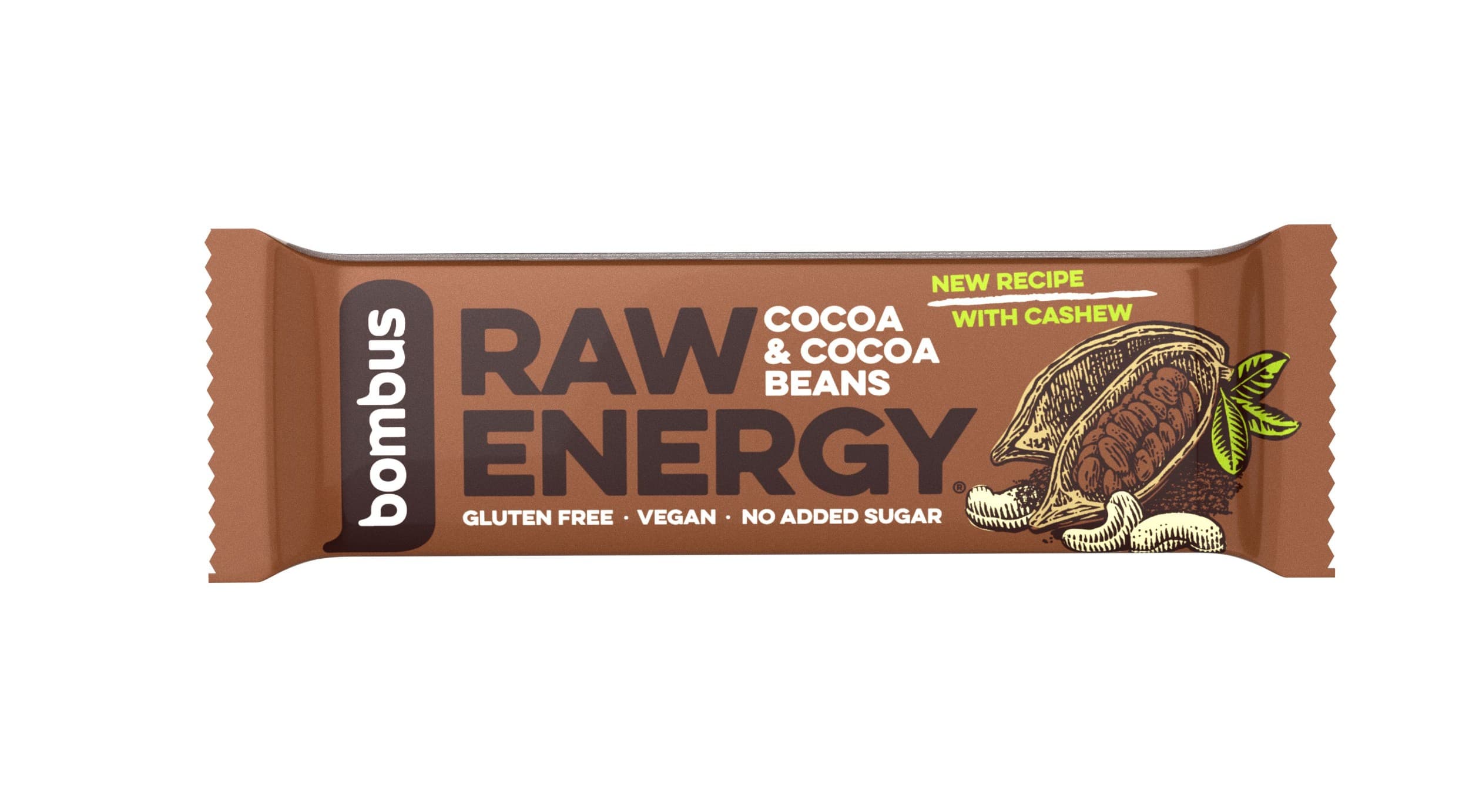 Bombus Raw energy cocoa & cocoa beans 50 g