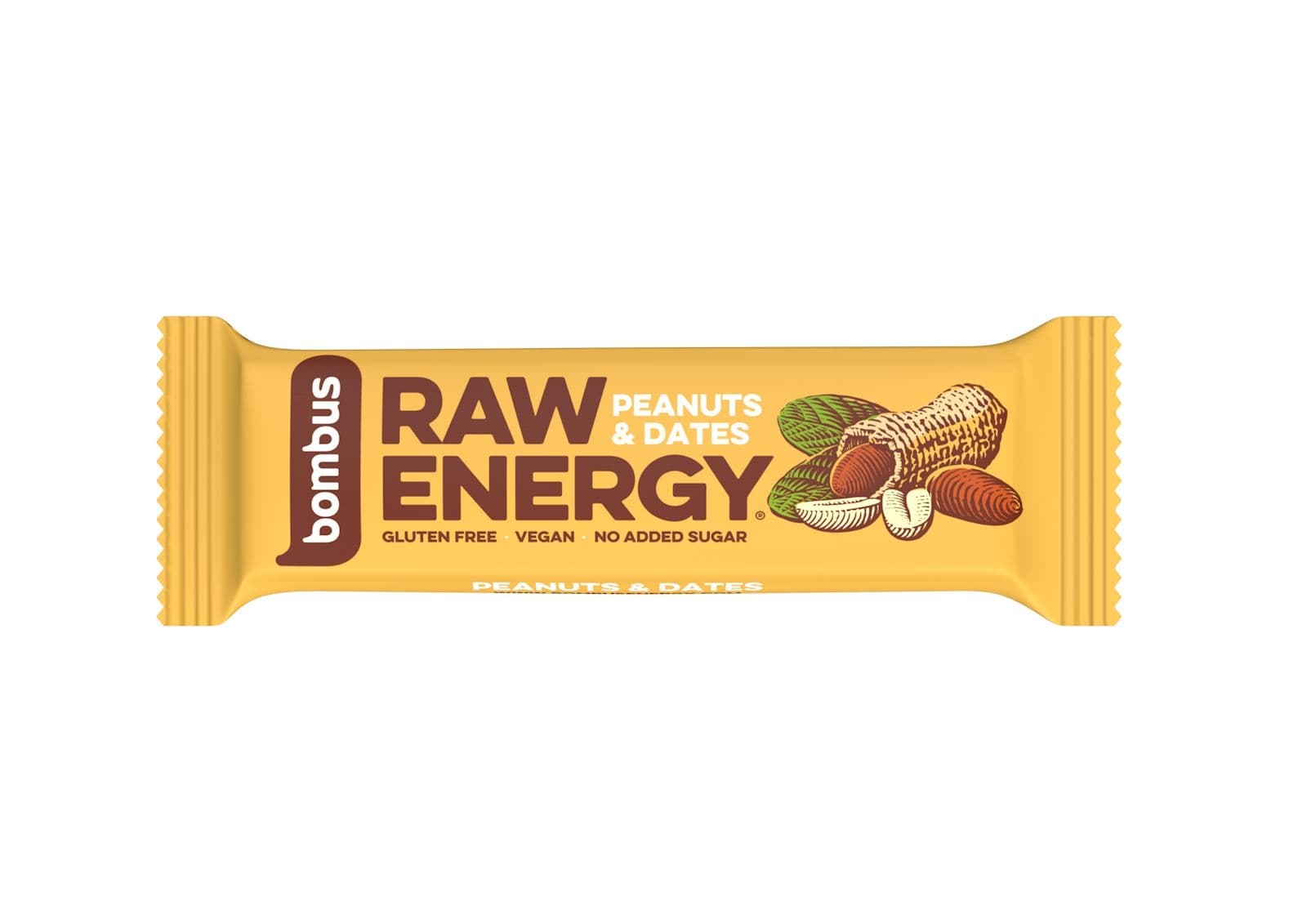 Bombus Raw energy peanut & dates 50 g