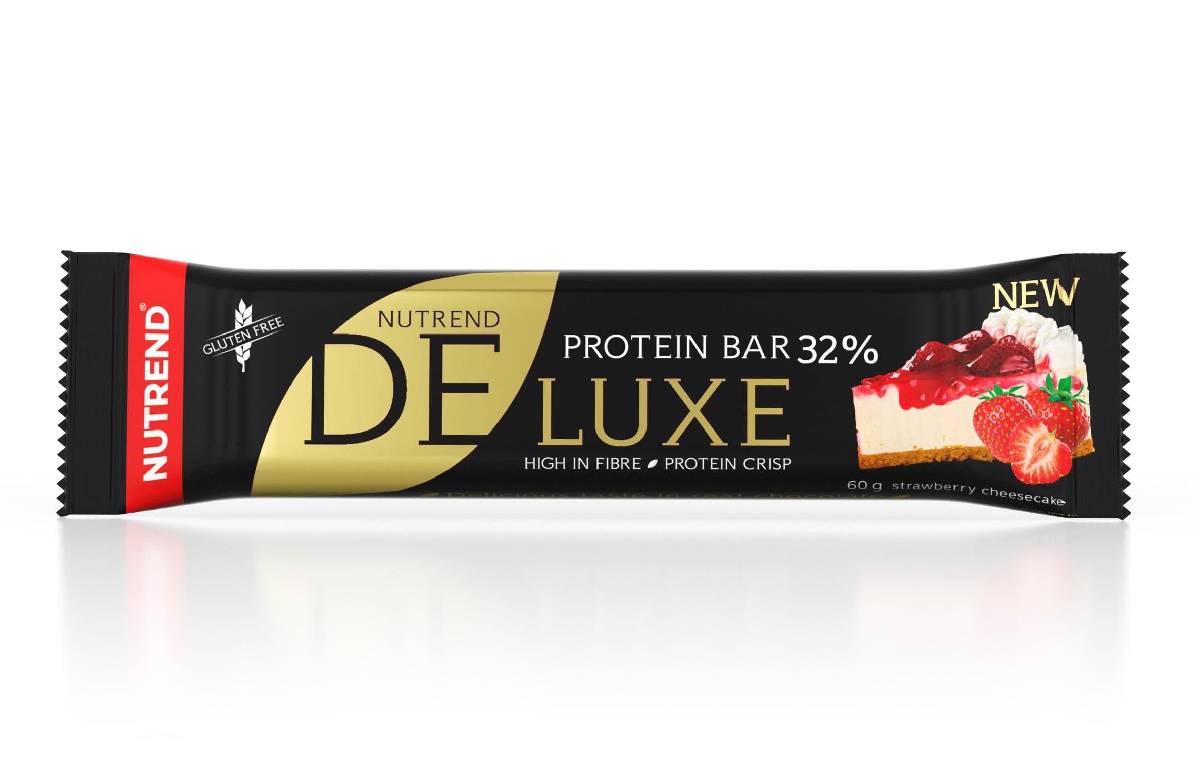 Nutrend Deluxe Proteinová tyčinka příchuť jahodový cheesecake 60 g