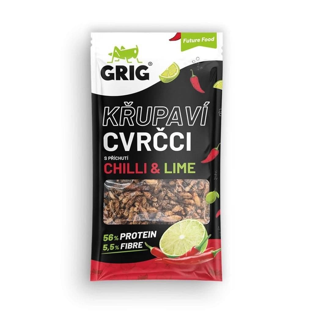 Grig křupaví cvrčci Chilli & Lime 13 g