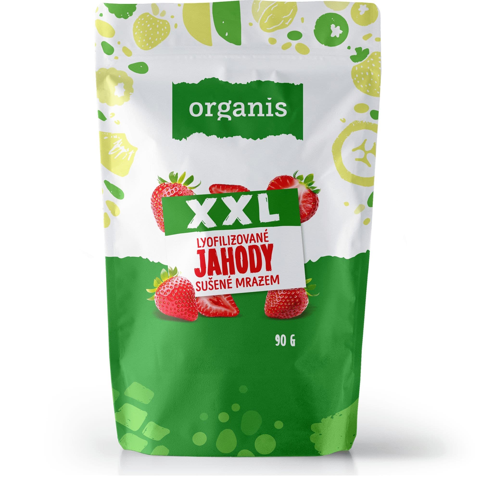 Organis Jahody sušené mrazem XXL 90 g
