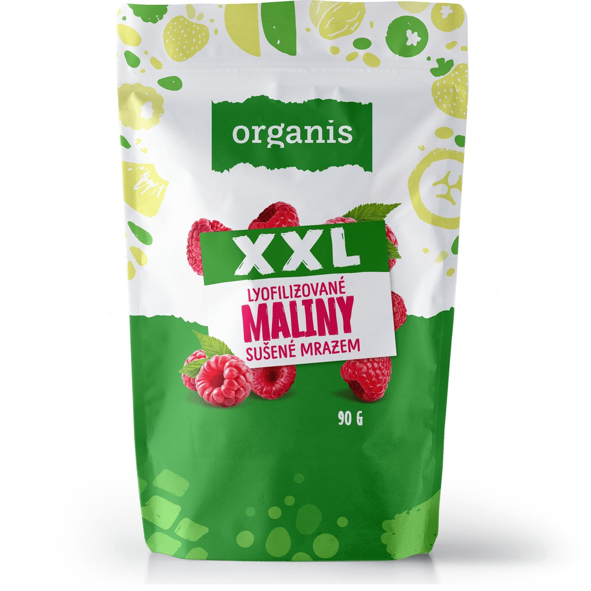 Organis Maliny sušené mrazem XXL 90 g
