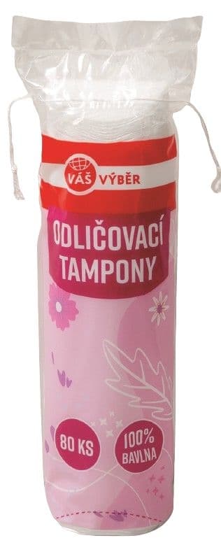 Váš Výběr Odličovací tampony 80ks