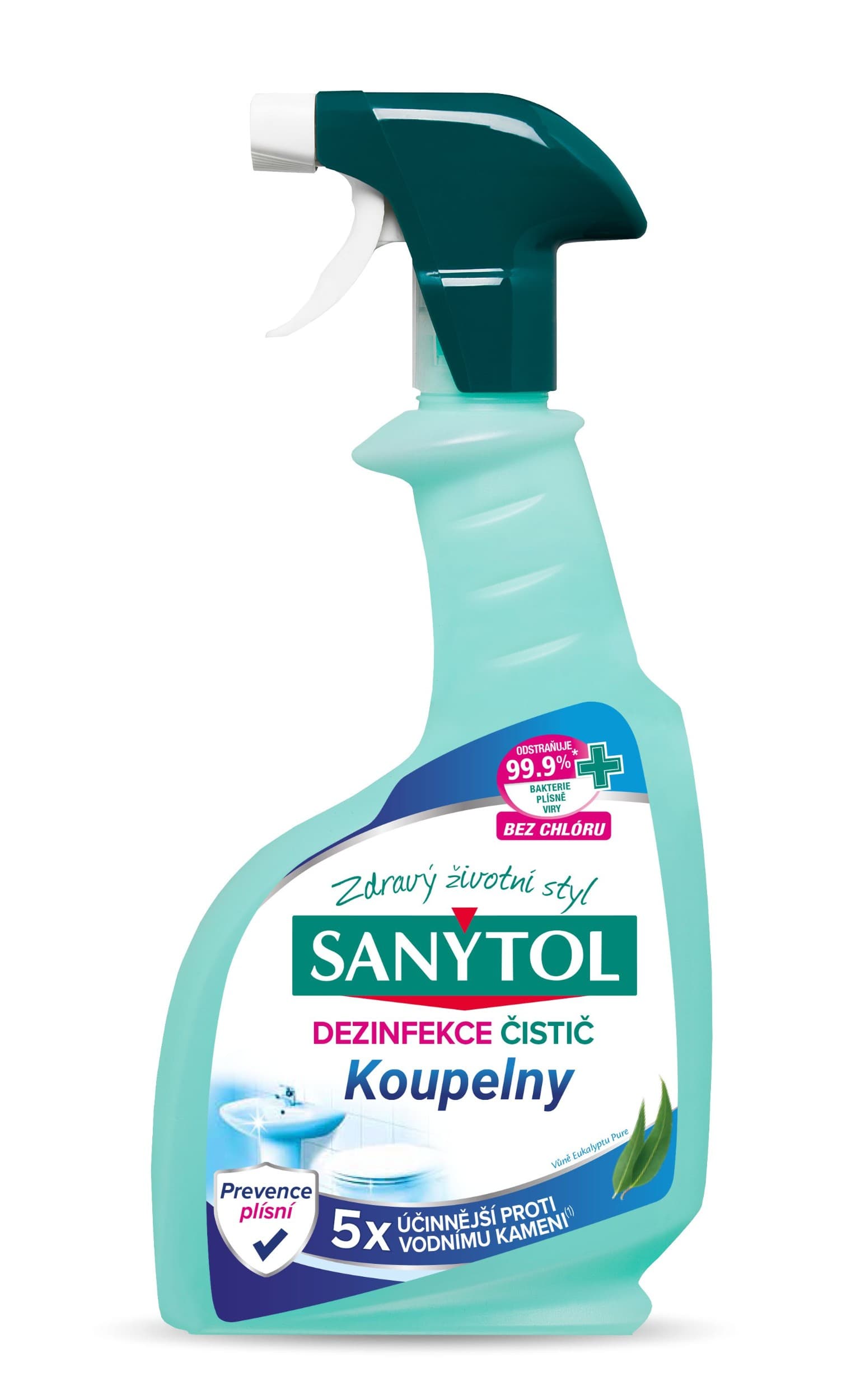 Sanytol Dezinfekce čistič koupelny vůně eukalyptu 500 ml
