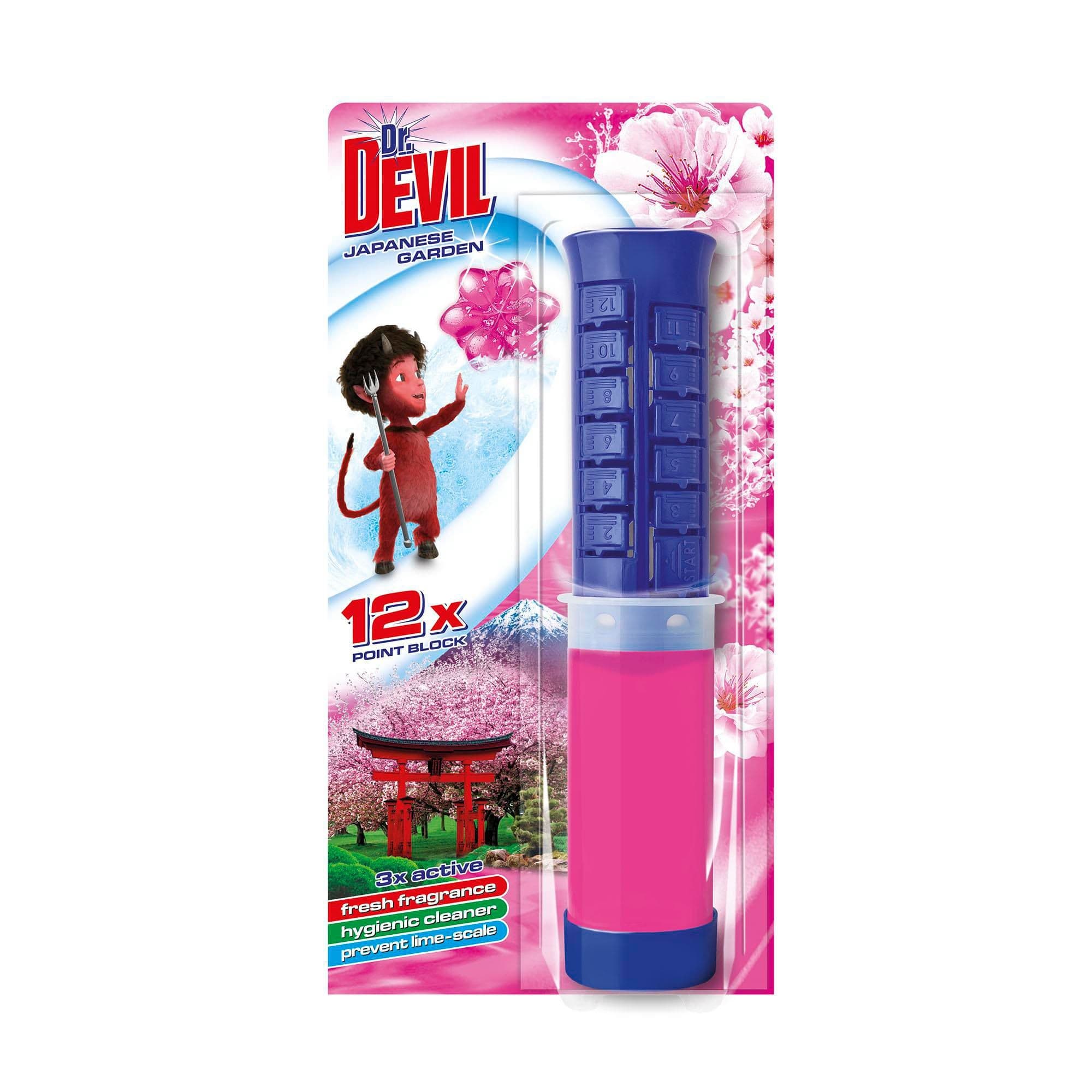 Dr.Devil Japanese Garden 3v1 WC blok 75 ml