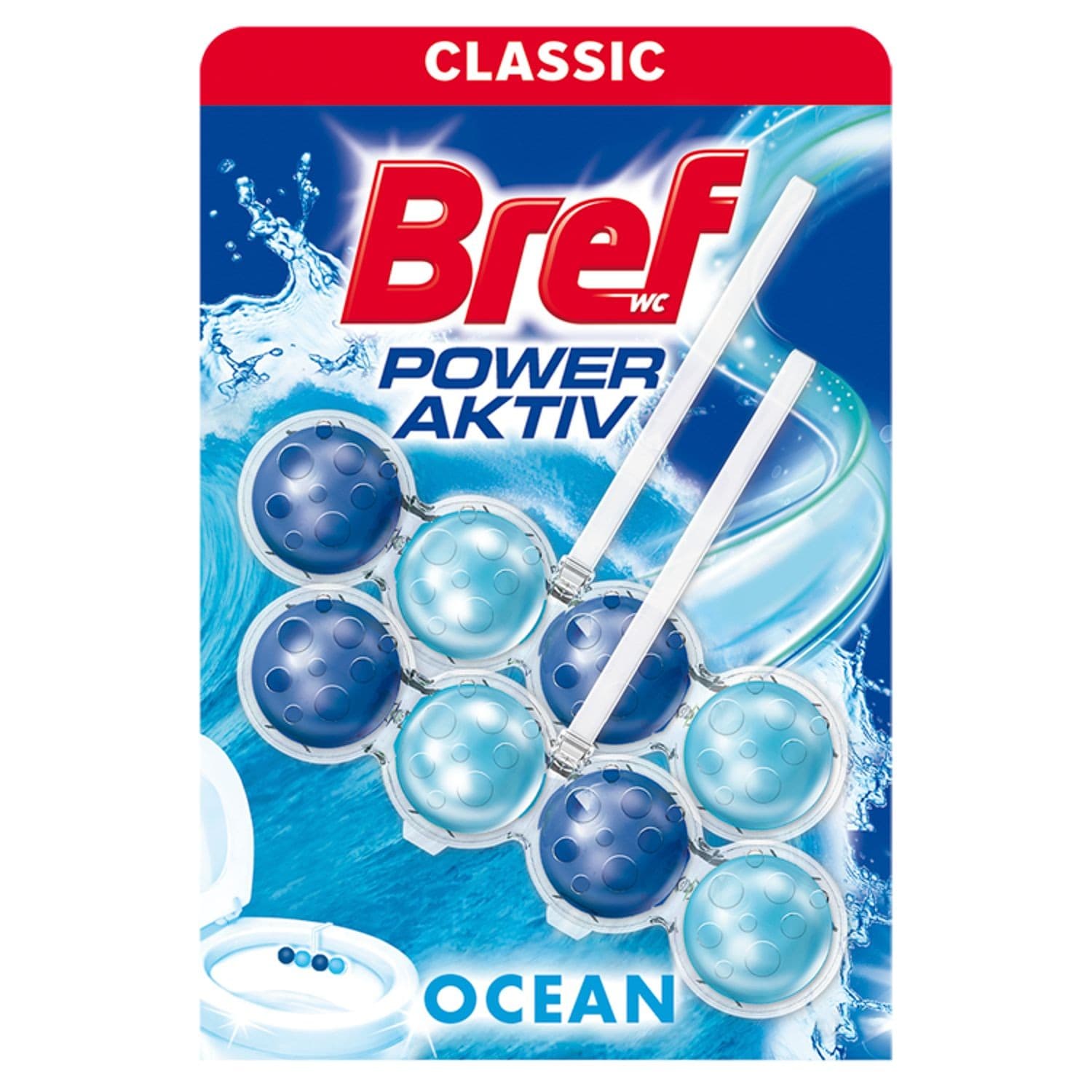 Bref Power Aktiv Ocean WC blok 2x50 g