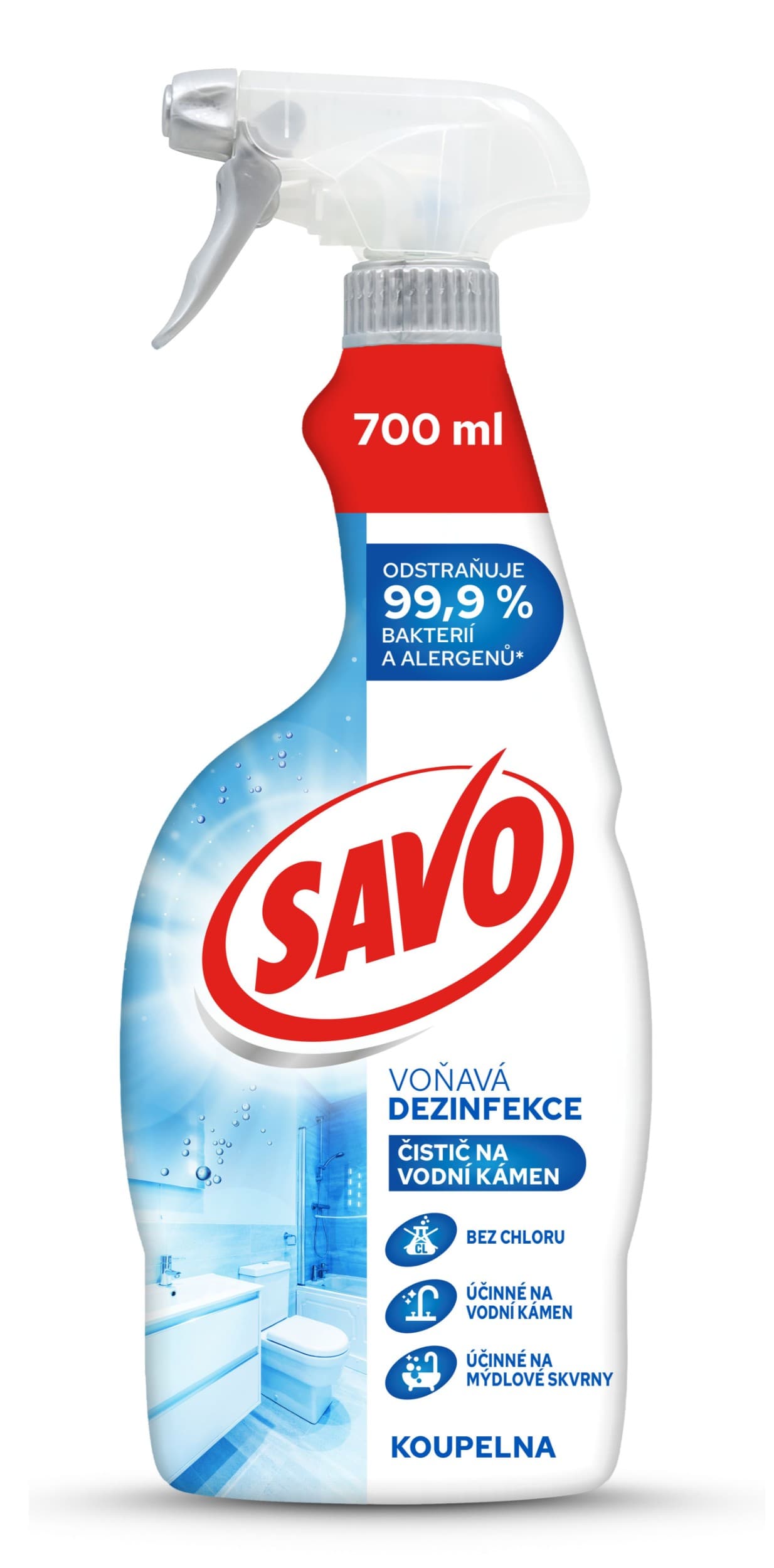 Savo Na vodní kámen bez chloru 700 ml