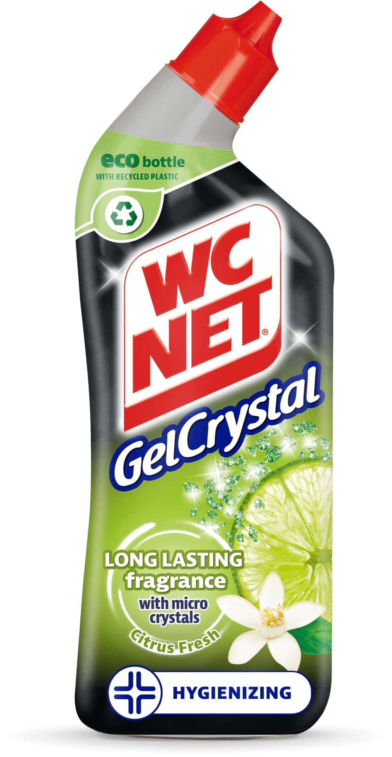 WC Net Gel Crystal Citrus Fresh WC Čistič 750 ml