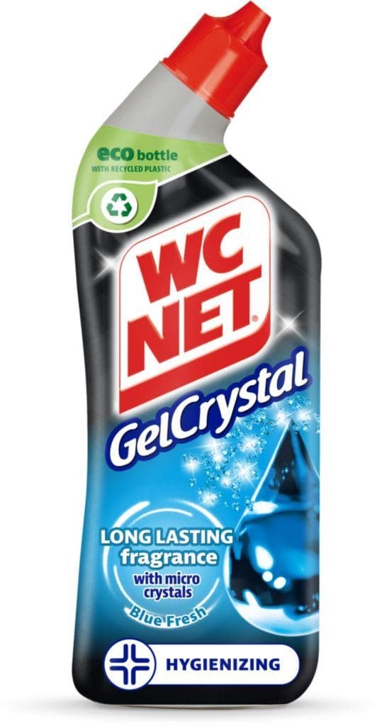 WC Net Gel Crystal Blue Fresh WC Čistič 750 ml