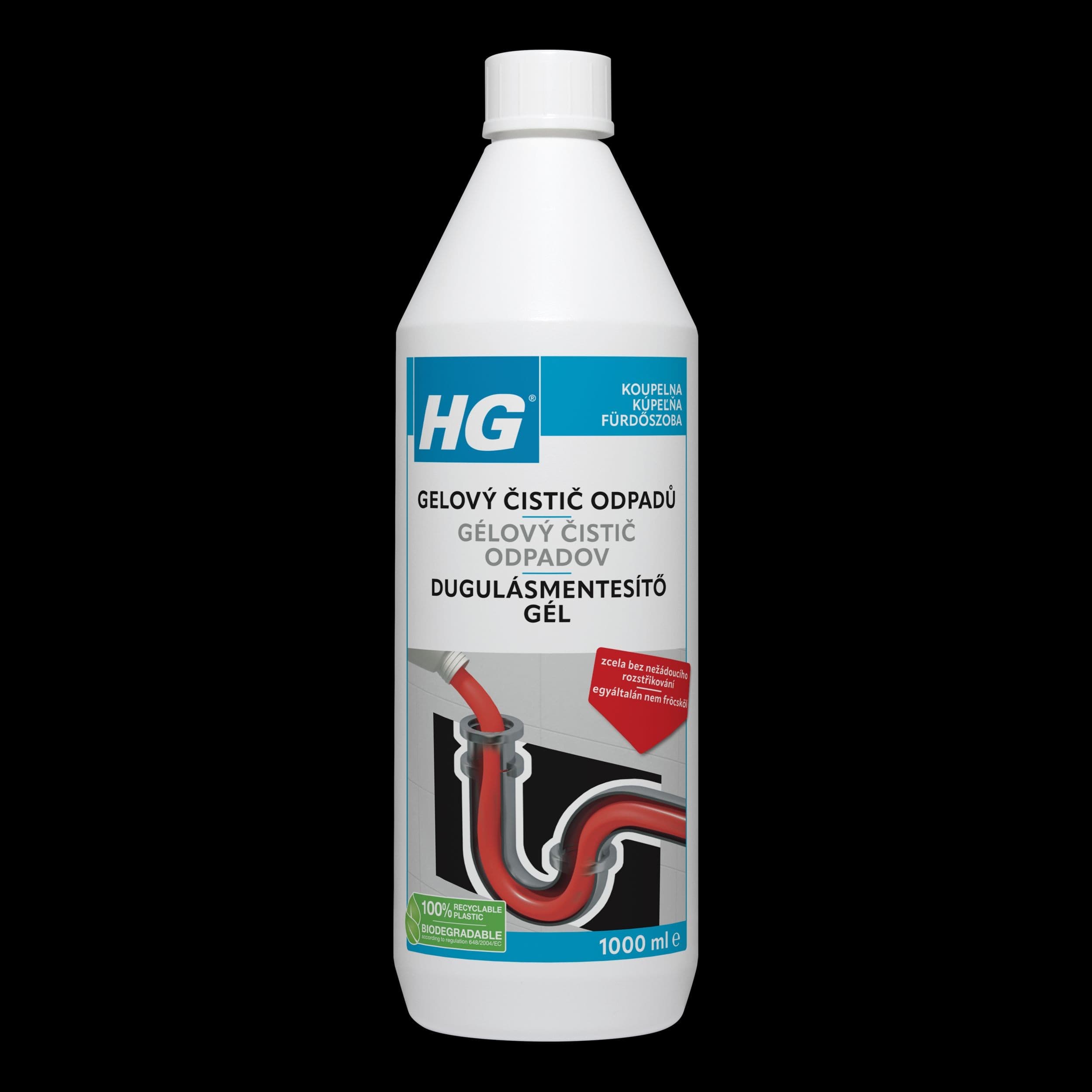 HG Gelový čistič odpadů 1 l