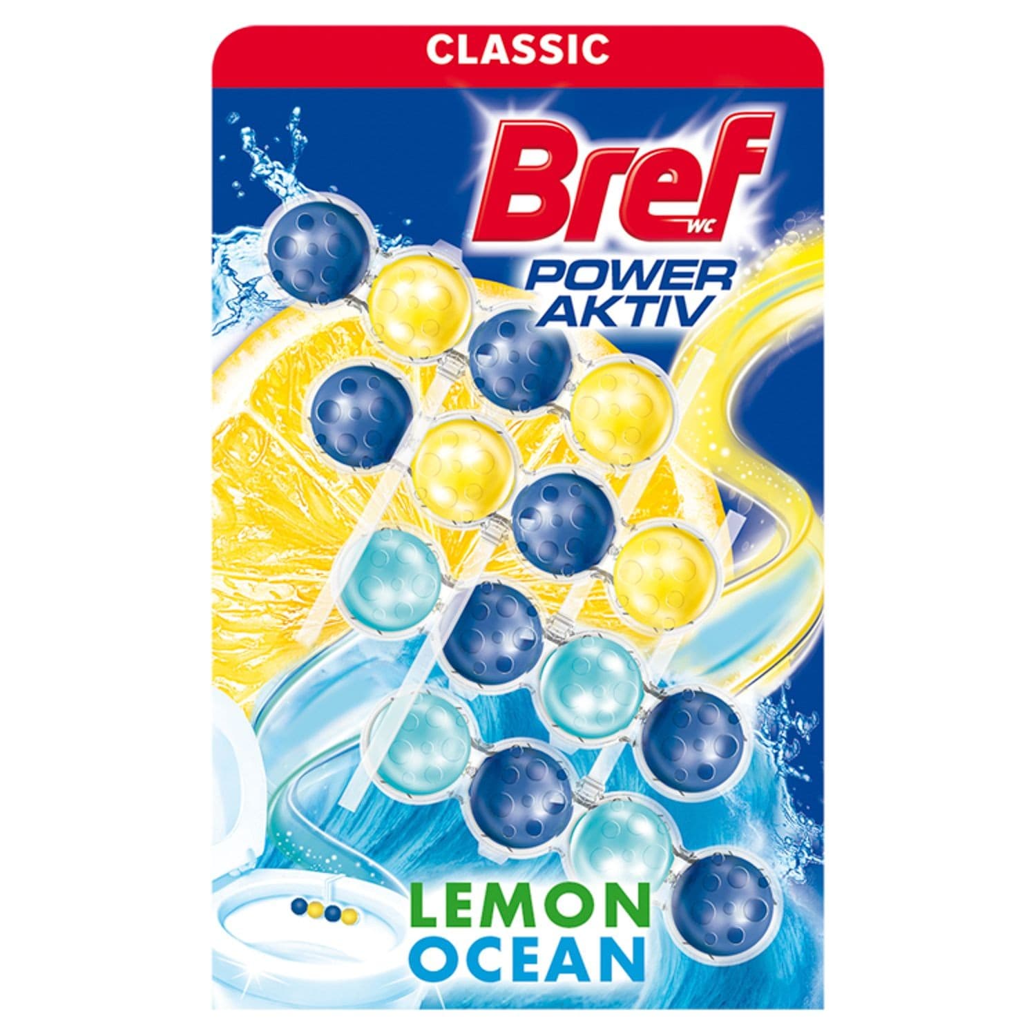 Bref Power Aktiv Lemon&Ocean 4x50g