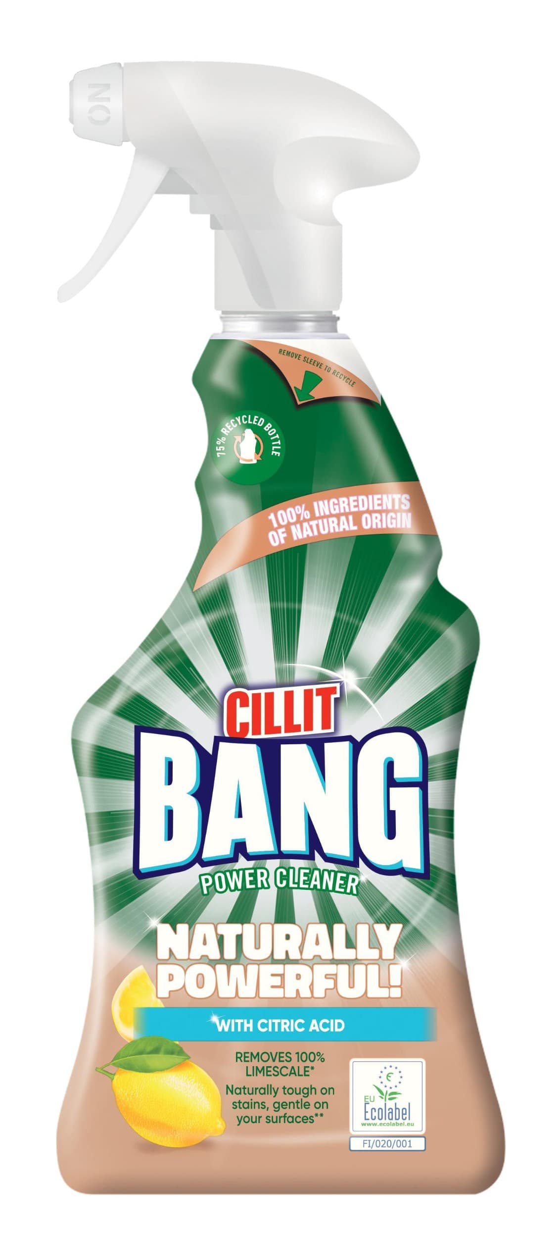 Cillit Bang Bathroom Naturally Powerful 750ml