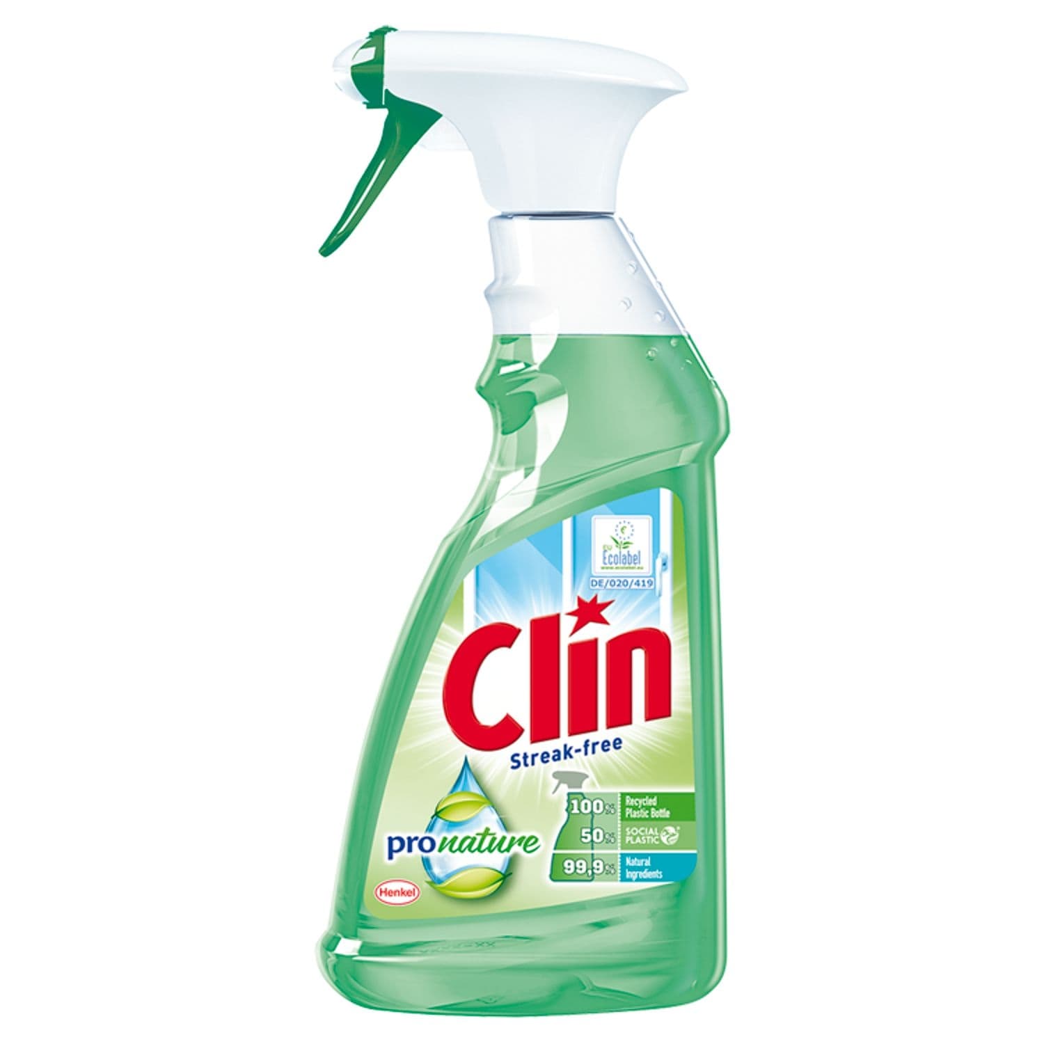 Clin ProNature Čistič oken 500 ml