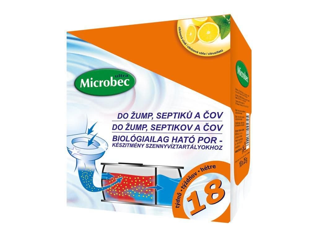 Mikrobec ultra do žump, septiků a ČOV 25g