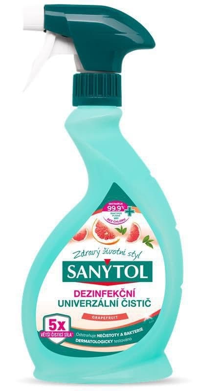 Sanytol Dezinfekce univerzální čistič grapefruit - citronová tráva 500 ml